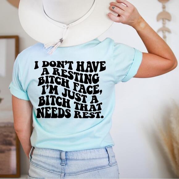 Don't Have RBF, I Just Need Rest Graphic Tshirt Size XXL - Picture 1 of 2
